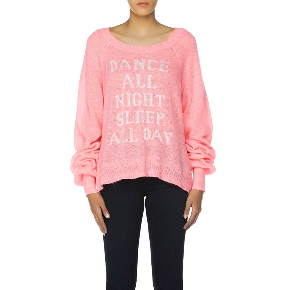 Wildfox Dance All Night Sleep All Day Sweater